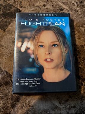 🎬DVD’s 8 for $25 Jodie Foster Flightplan Widescreen DVD
